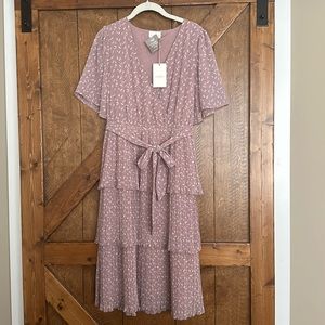 Lavender boutique dress by “entro” - new with tags size large